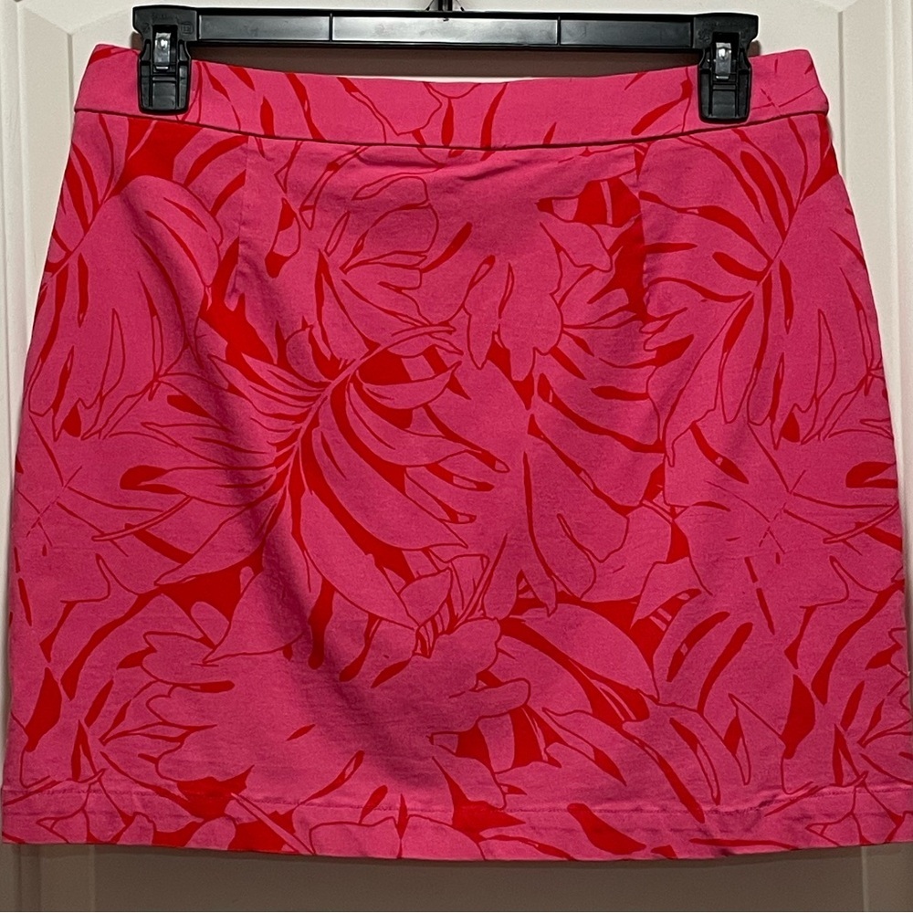 ♥️🩷 I LOVE! Rafaella Womens Sz Large Floral Tropical Resort Wear Beach Skort - Picture 7 of 12